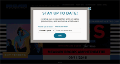 Desktop Screenshot of meadowbrookamphitheatre.com